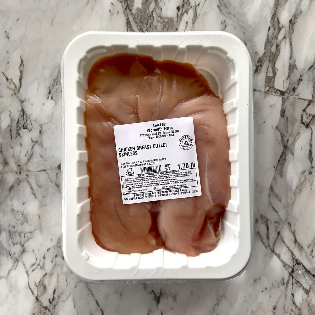 Boneless Skinless Chicken Breasts, Pasture Raised, Pack of Four