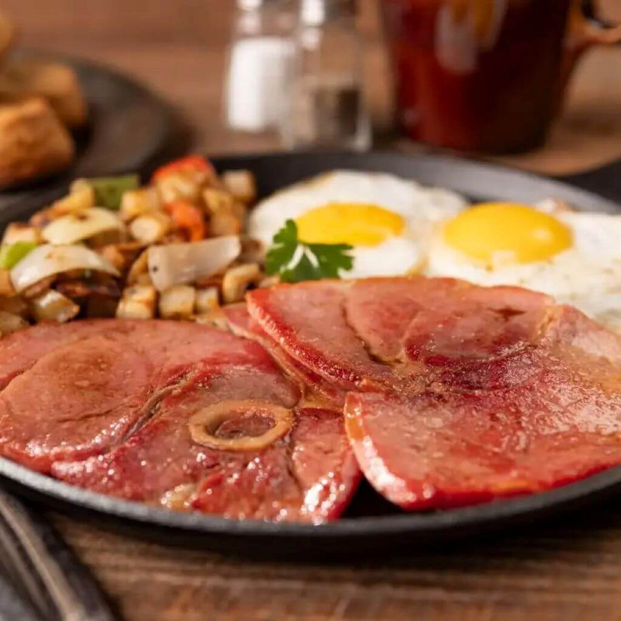 Smoked Ham Steak, Pasture Raised, Uncured