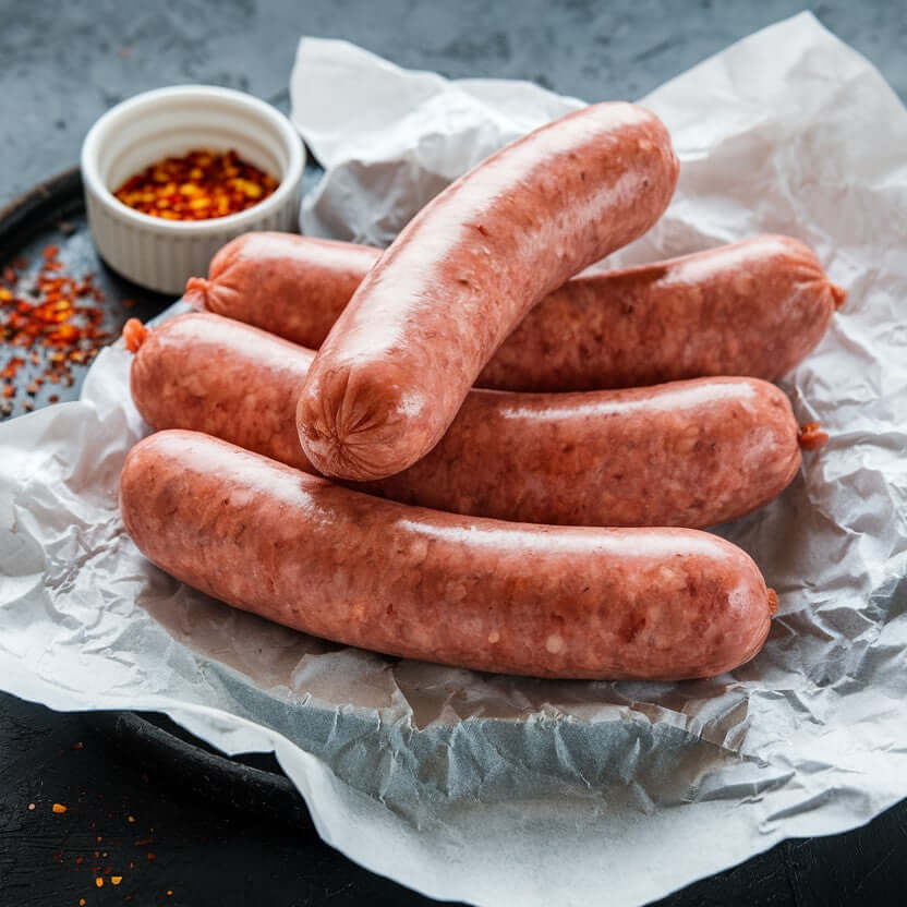 Hot Italian Lamb Sausage, Sicilian-Style