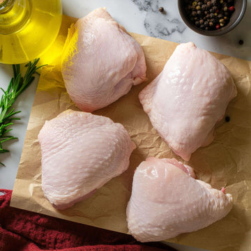 Chicken Thighs Bone-In, With Skin, Pasture Raised