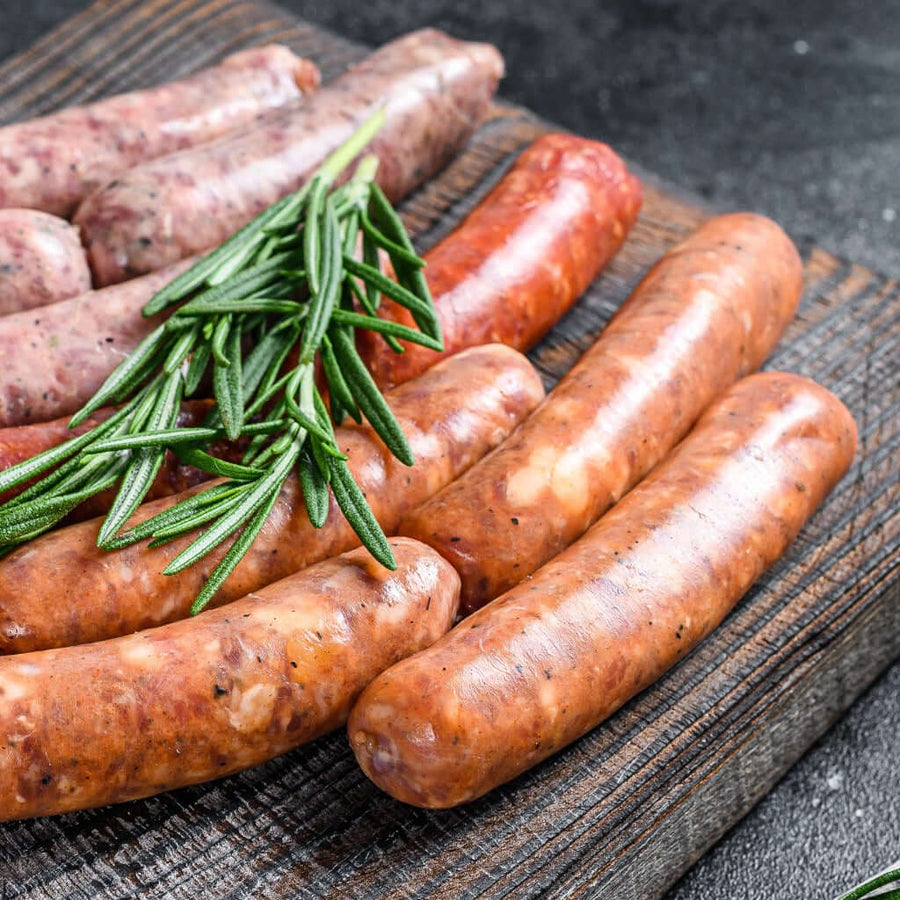 Hot Italian Lamb Sausage, Sicilian-Style